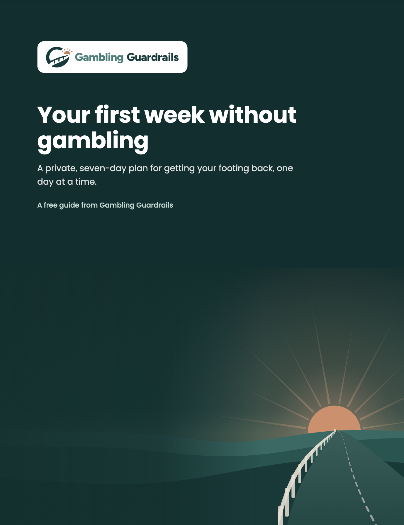 Cover of the guide Your first week without gambling